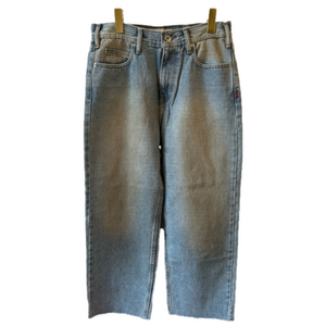 BDG Cropped Skate Fit Dirty Wash Size 29 Jeans Relaxed Cutoff Denim Mens